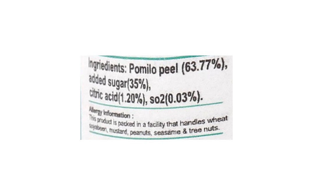 Axium Dried Pomelo    Glass Jar  200 grams